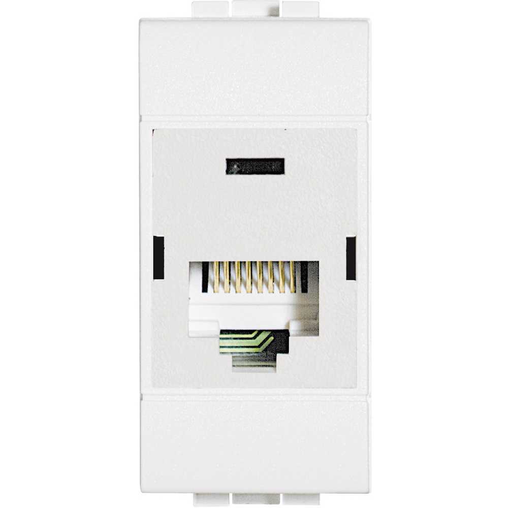 Bticino N4262C5E Connettore RJ45 UTP Categoria 5E Bianco - Serie Livinglight