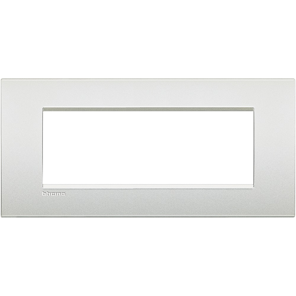 BTicino LNC4807PR Placca Livinglight Air 7 Moduli Bianco Perla - Sottile 3,5 mm