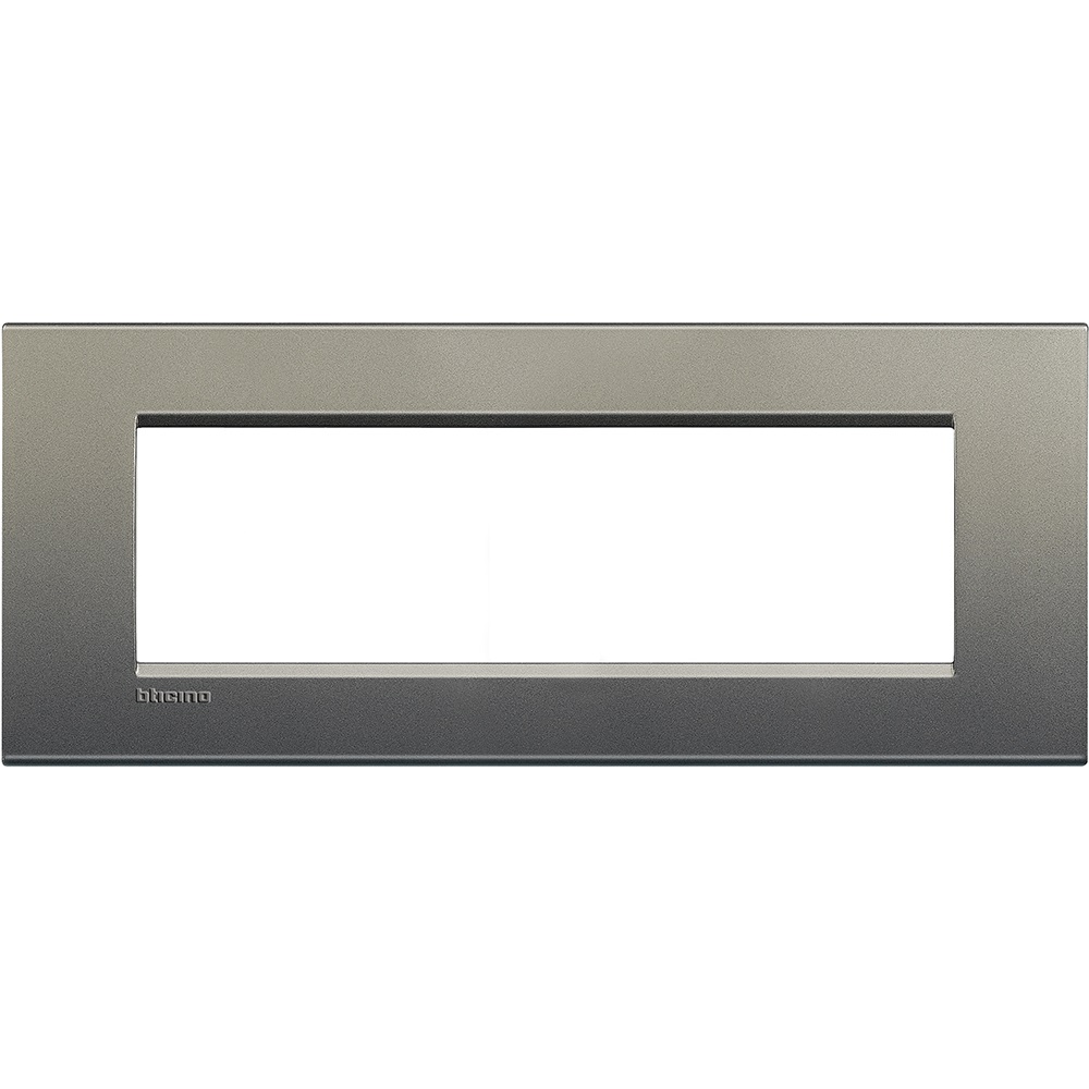 BTicino LNA4807AE Placca Quadra 7 Moduli Livinglight in Metallo