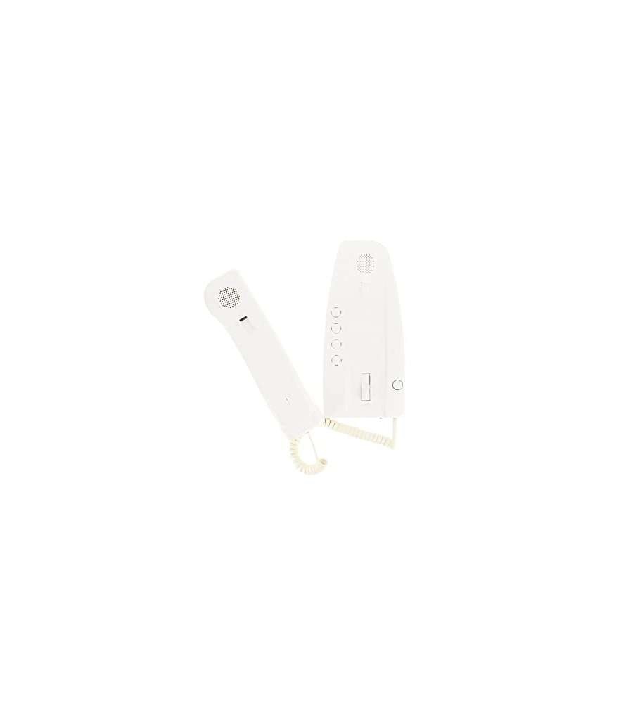 BTicino Citofono Audio Sprint Universale - Compatibile con impianti analogici, Pulsante apertura serratura e 4 tasti funzioni