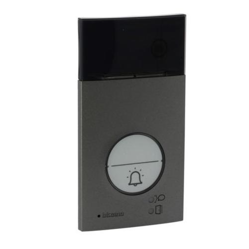 BTicino 343081 Pulsantiera Video Linea 3000 2 Fili con Telecamera a Colori Grandangolare e Illuminazione LED