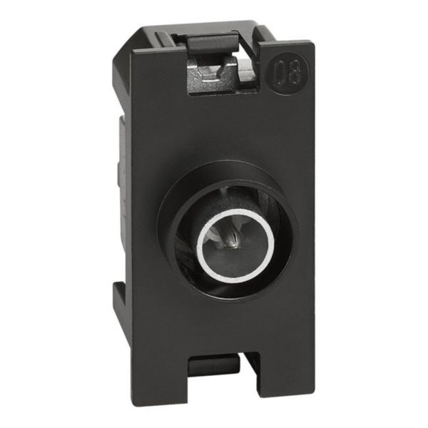 BTicino Living Now - Presa Coassiale Diretta 1 Modulo K4202D per Impianti TV e Satellite