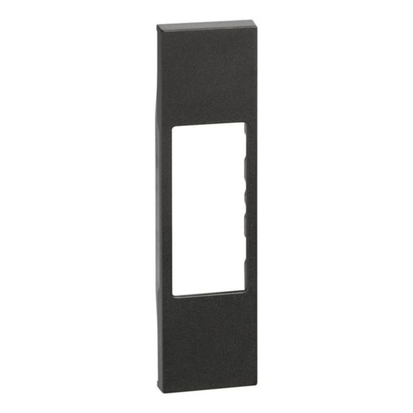 Bticino KG07 - Cover per connettori RJ11/45 e lampada di sicurezza, 1 modulo, Nero