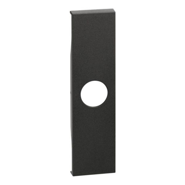 BTicino KG08 - Cover per presa TV e falso polo 1M Nero, compatibile con K4202D, K4202P14, K4202P10, K4202F, K4953