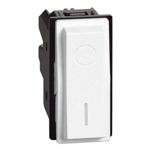 BTicino KW4002 Interruttore Bipolare Illuminabile 2P 16A Bianco - Serie Living Now