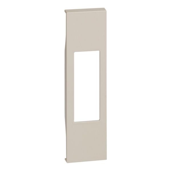 BTicino Living Now - Cover per Prese Standard Italia 10/16A 1M Pulsante a Tirante Interruttore Bipolare Colore Sabbia - KM02