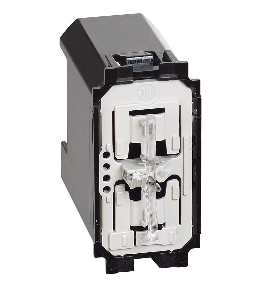 BTicino K4003C Deviatore Connesso - Controllo Luci Remoto, LED Blu, 250W, 1 Modulo