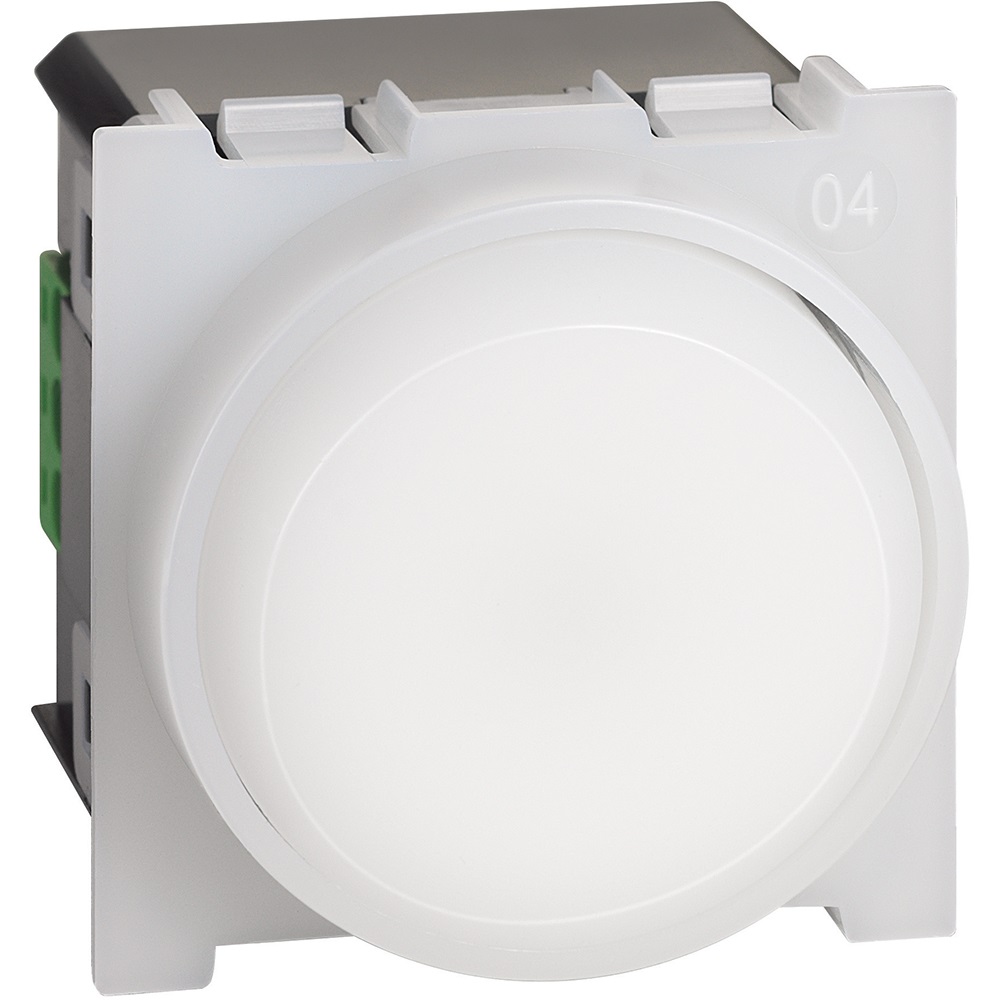BTicino K4380 - Torcia Estraibile e Ricaricabile con Accensione Automatica, Luce LED Bianca, 2 Moduli