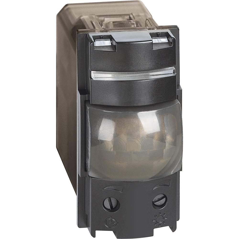 BTicino K4431 Interruttore IR Passivo 3 Fili con Sensore di Movimento, Nero, Ecolabel