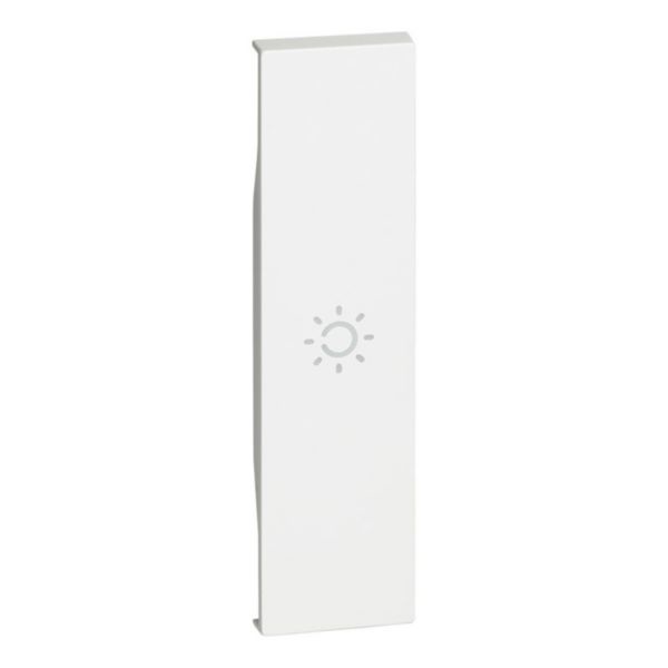 BTicino KW01A Cover con simbolo luce 1 modulo bianco illuminabile - compatibile con K4001, K4003, K4004, K4004L, K4005, K4034