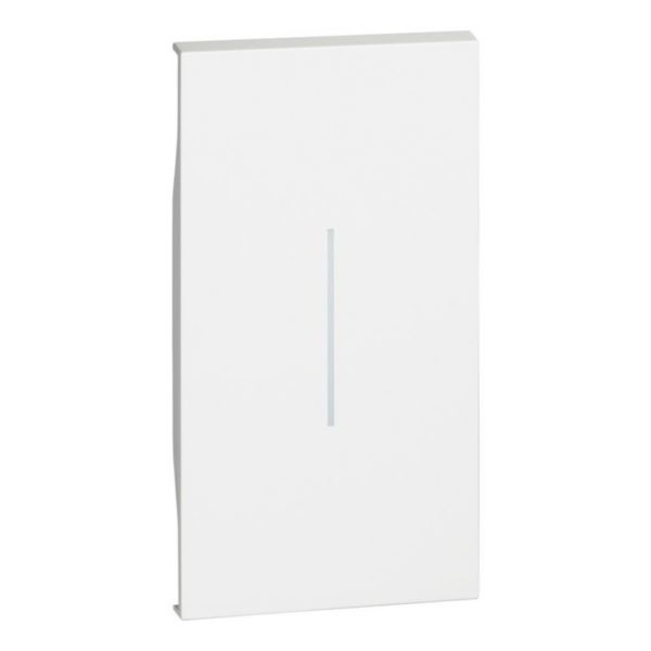 BTICINO KW01M2 Cover Illuminabile 2 Moduli Colore Bianco - Compatibile con K4001, K4003, K4004, K4004L, K4005, K4034, K4003C