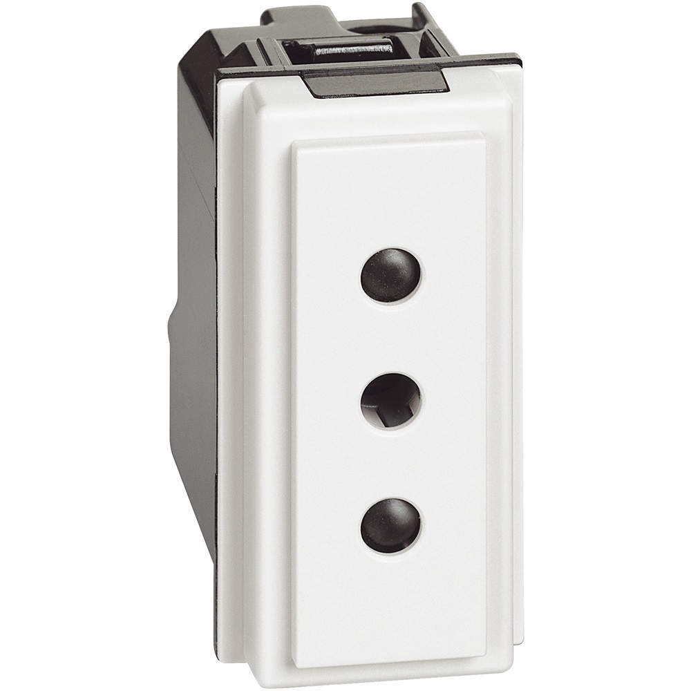 BTicino KW4113 Presa di Corrente 2P T 10A 250V Bianco - Serie Living Now