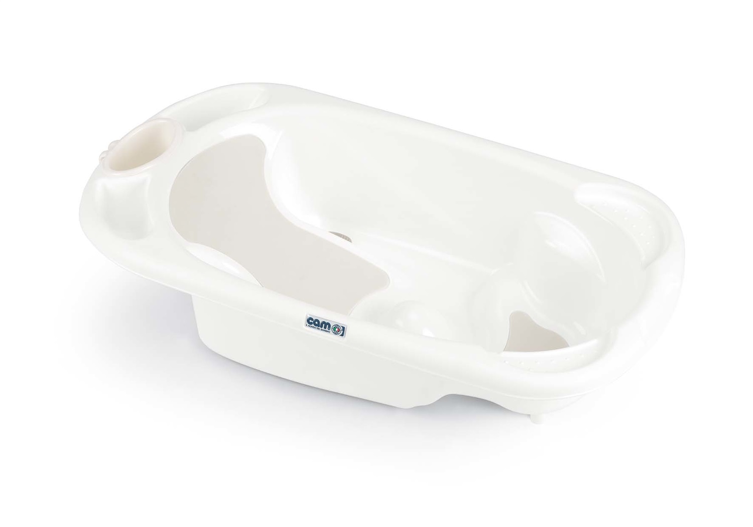 CAM Vaschetta Baby Bagno Bianca U02 - Spaziosa e Anatomica con Sedute Antiscivolo