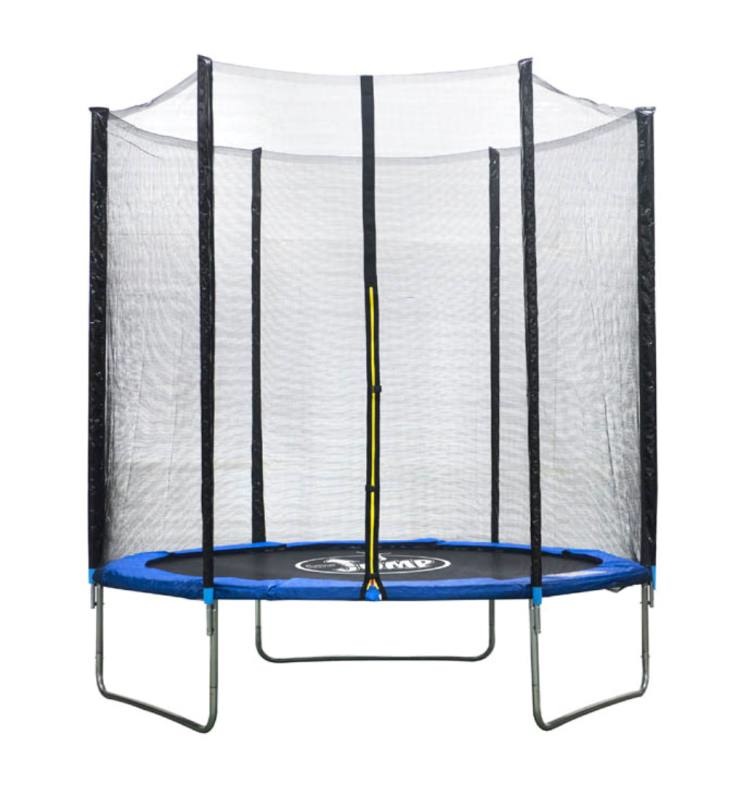 Mandelli Tappeto Elastico 183 cm con Rete di Protezione Altezza 160 cm - Portata 50 Kg, Struttura in Acciaio Galvanizzato, Impermeabile e Resistente ai Raggi UV