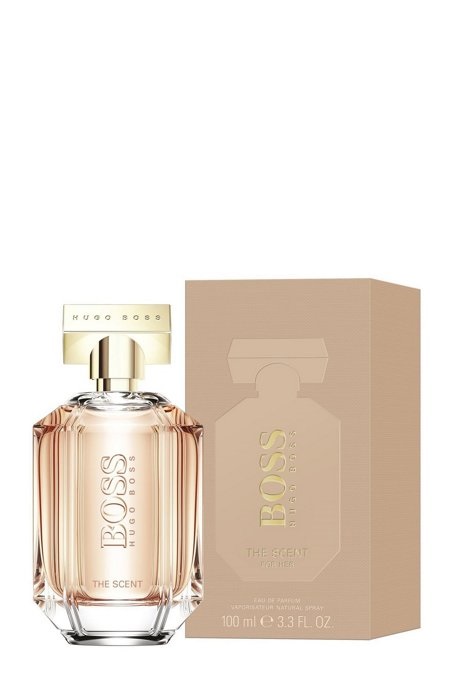 HUGO BOSS The Scent For Her Eau de Parfum 100 ml - Fragranza Floreale-Fruttata con Note di Pesca, Fresia e Cacao Tostato