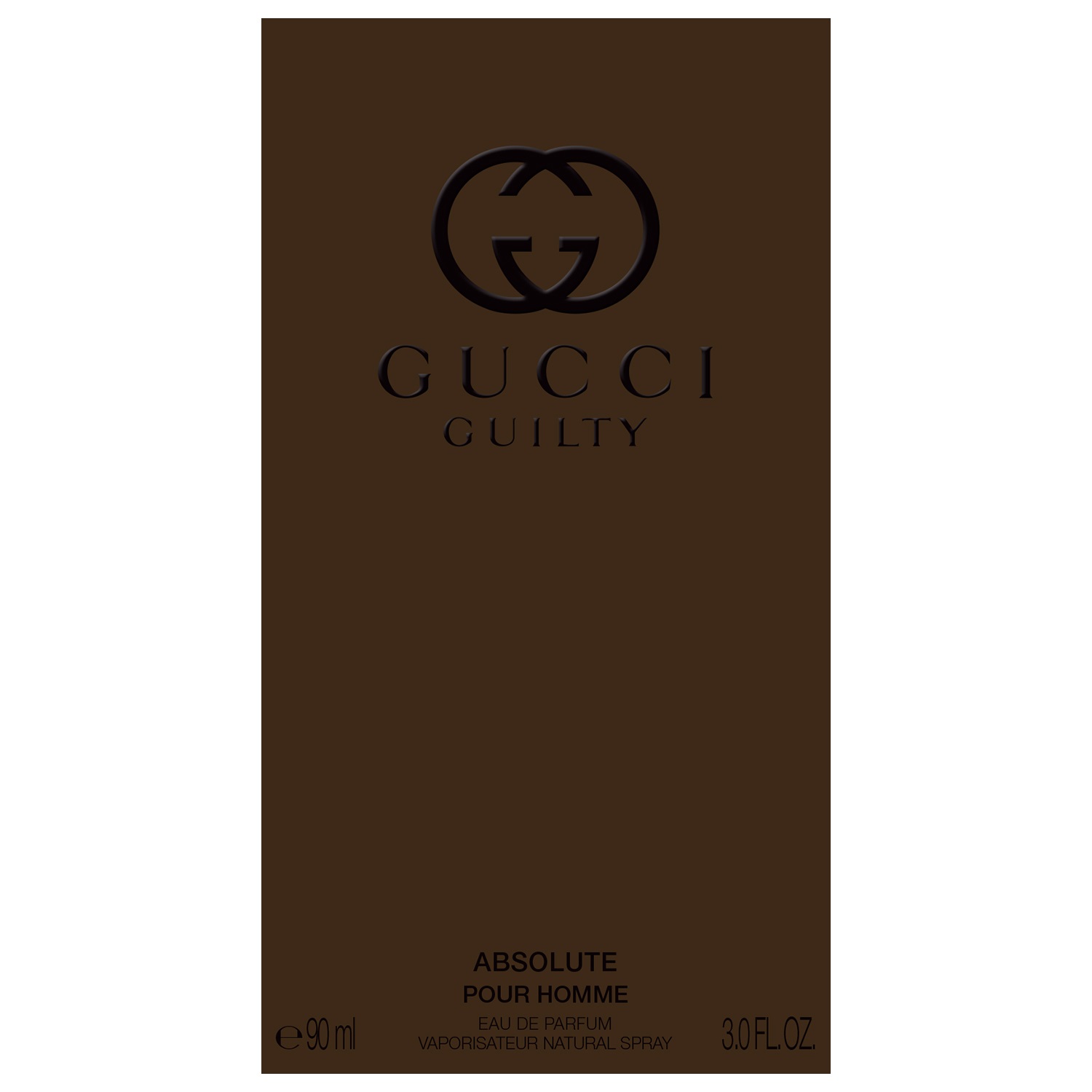 Gucci Guilty Absolute Eau de Parfum 90 ml - Fragranza Orientale Legnosa per Uomo con Note di Cuoio e Patchouli