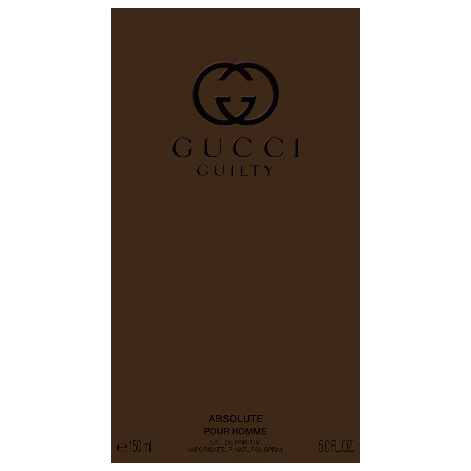 Gucci Guilty Absolute Eau de Parfum 150 ml - Fragranza Uomo con note di WoodLeather e Patchouli