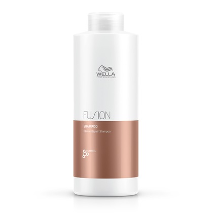 Wella Fusion Intense Repair Shampoo 1000 ml - Rinforzante e Riparatore per Capelli Danneggiati con Aminoacidi della Seta