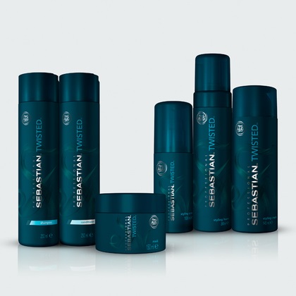 Sebastian Professional Twisted Balsamo 250 ml - Conditioner per Capelli Ricci, Districante Quotidiano con Elasticità e Idratazione