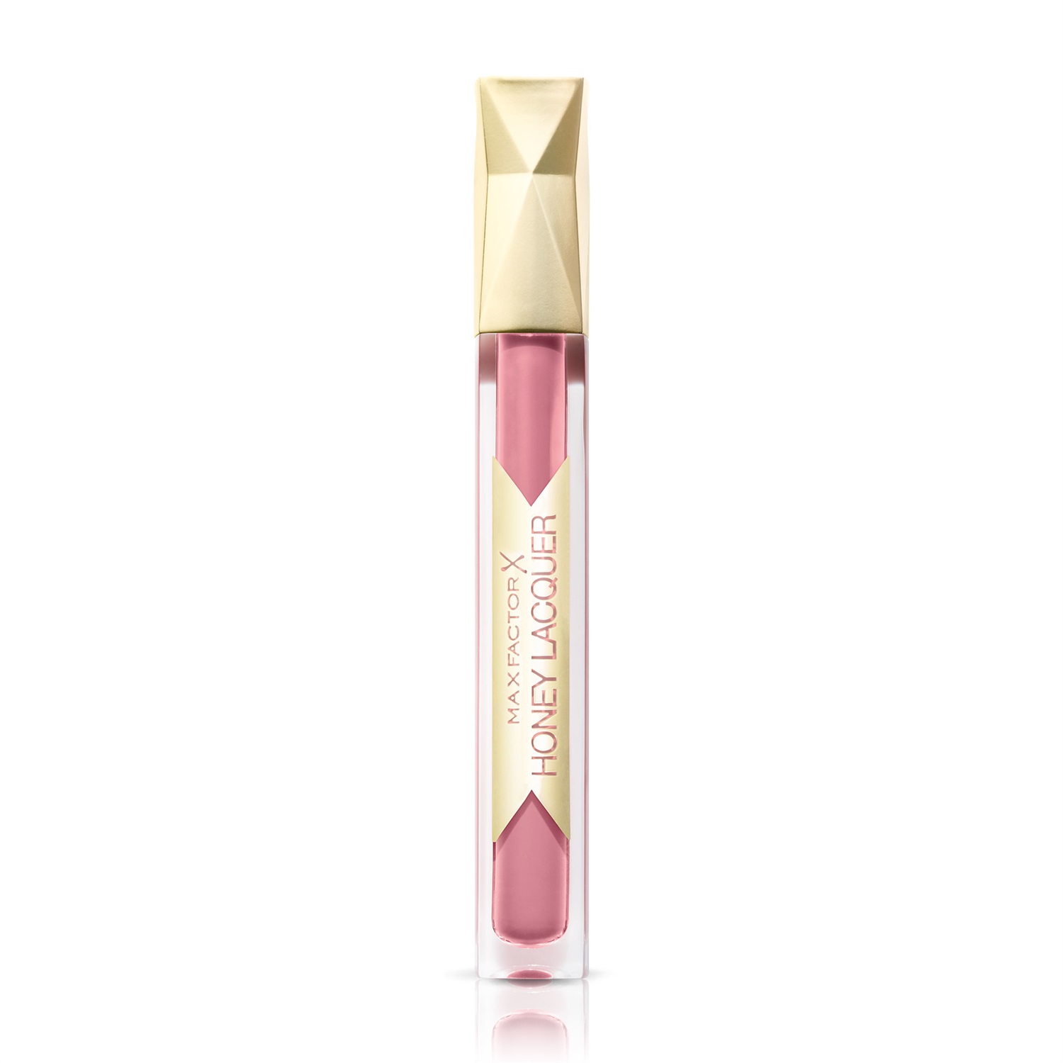 Max Factor Honey Laquer Rossetto Liquido 3in1 - Finish Brillante, Formula Idratante, Colore 10 Honey Rose, 4 ml