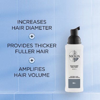 Nioxin Sistema 2 Scalp & Hair Treatment 100ml - Trattamento Volumizzante per Capelli Naturali Diradati e Sottili