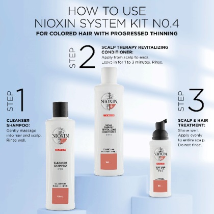 NIOXIN Sistema 4 Trattamento per il Cuoio Capelluto 100 ml - Per Capelli Colorati con Diradamento Avanzato
