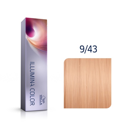 Wella Illumina Color 9/43 - Colorazione Permanente Super Luminosi con Tecnologia Color Microlight