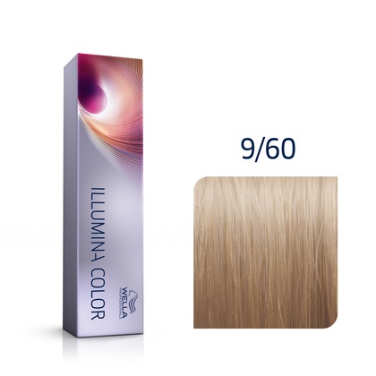 Wella Professionals Illumina Color 9/60 - Tinta per capelli Biondo Chiarissimo Violetto Naturale, 60 ml