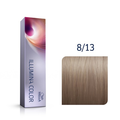 Wella Professionals Illumina Color 8/13 Biondo Chiaro Cenere Dorato 60 ml - Tintura per Capelli con Tecnologia Color Microlight