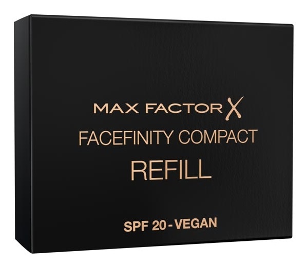 Max Factor Facefinity Compact Fondotinta Compatto in Polvere 005 Sand, 10g - Finish Opaco, Idratante e Anti-Lucido con Coprenza Medio-Bassa