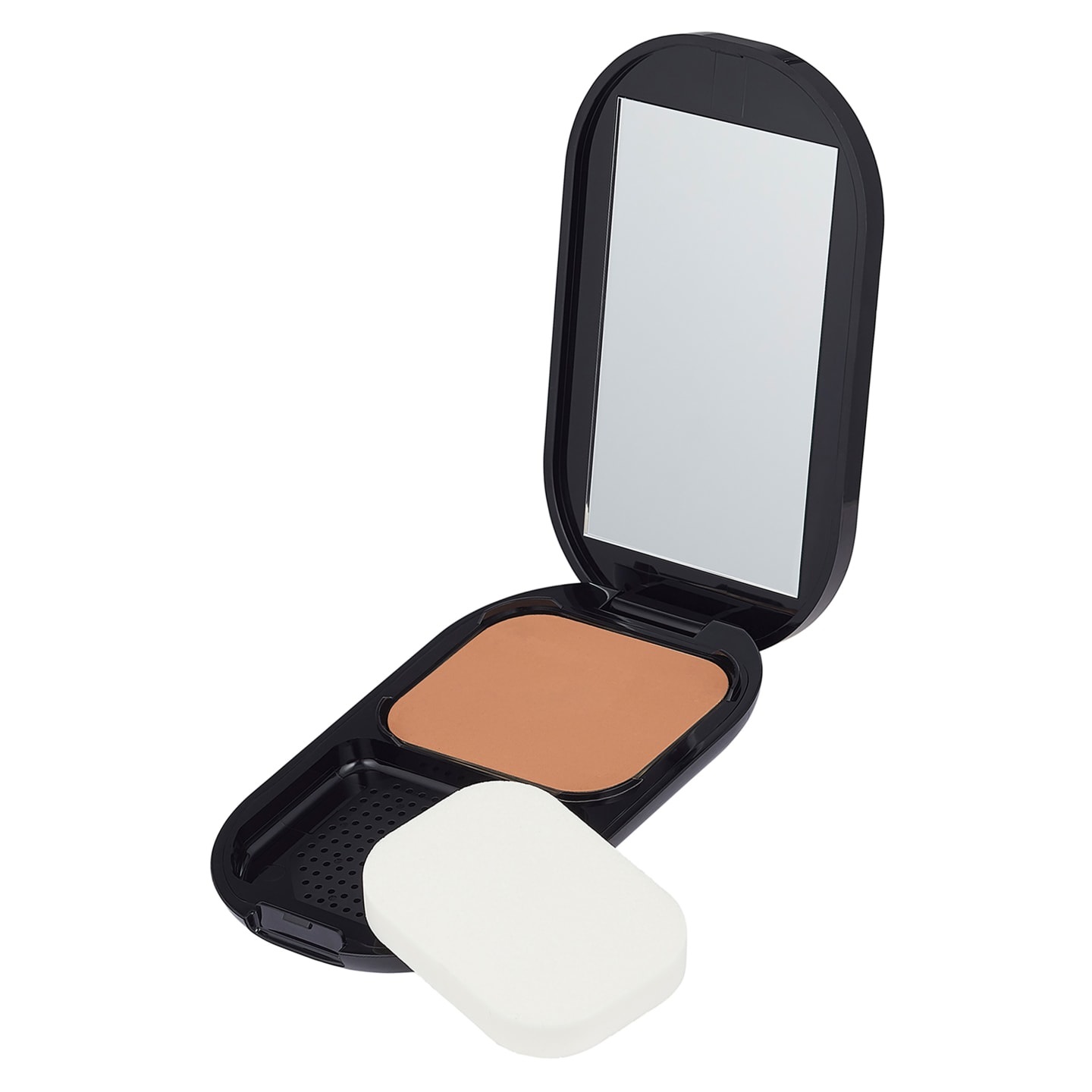 Max Factor Facefinity Compact Fondotinta Compatto in Polvere 10 g - 009 Caramel, Finish Mat, Coprenza Modulabile, Fino a 24 Ore di Tenuta, SPF 20
