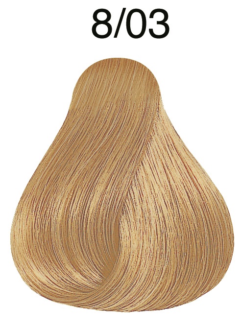 Wella Color Fresh 8/03 Biondo Chiaro Naturale Dorato 75ml - Ravviva il Colore, Copre i Capelli Bianchi, Brillantezza Intensa