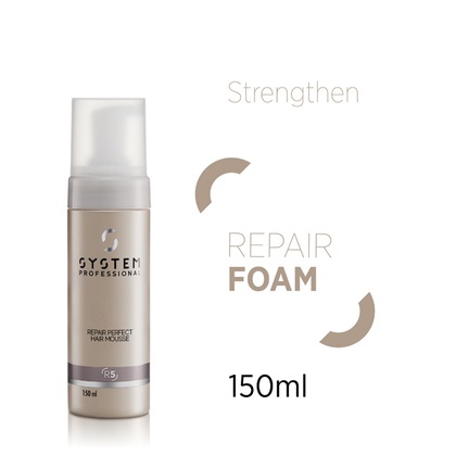 System Professional Repair Perfect Hair R5 Mousse Rinforzante 150 ml - Ripristina e Protegge i Capelli Danneggiati