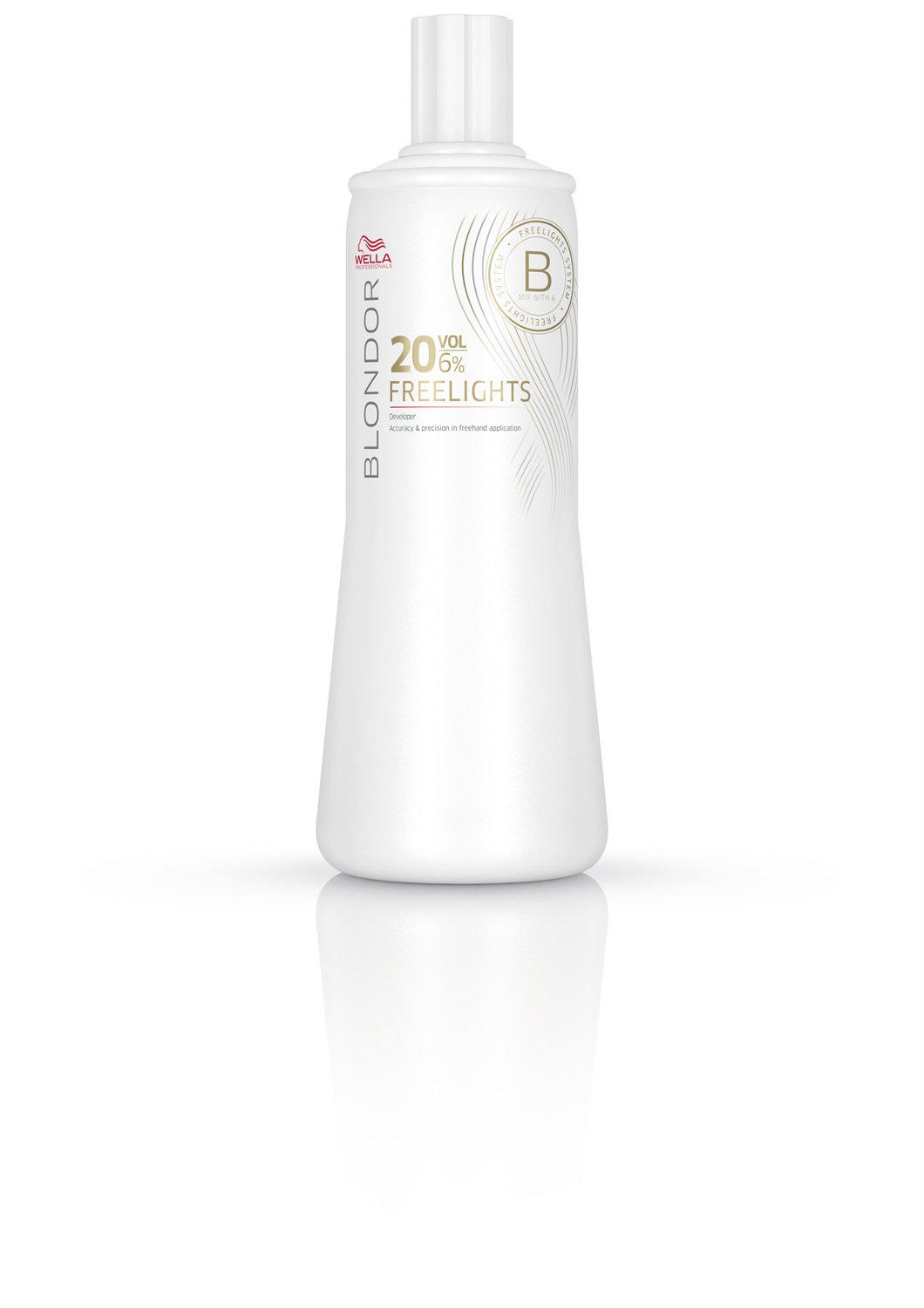 Wella Professionals Blondor Freelights Developer 6% 1000 ml - Attivatore per capelli baciati dal sole