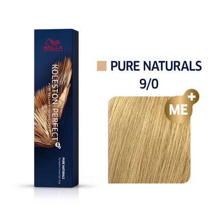 Wella Koleston Perfect Me Tinta per Capelli Biondo Chiaro 9/0 60 ml - Copertura Completa e Colore Intenso