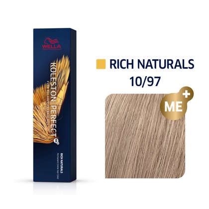 Wella Koleston Perfect Me Rich Naturals 10/97 - Colore per capelli Biondo Chiaro Chiaro 60 ml