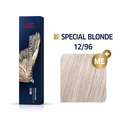 Wella Professionals Koleston Perfect Me Tinta Permanente per Capelli 12/96 Special Blonde Cendre Viola 60 ml