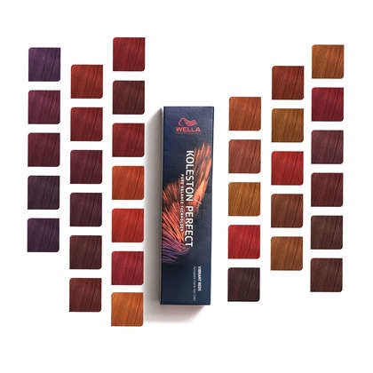 Wella Koleston Perfect Me Vibrant Reds No. 44/65 Colorazione Permanente per Capelli Castano Medio/Viola 60 ml