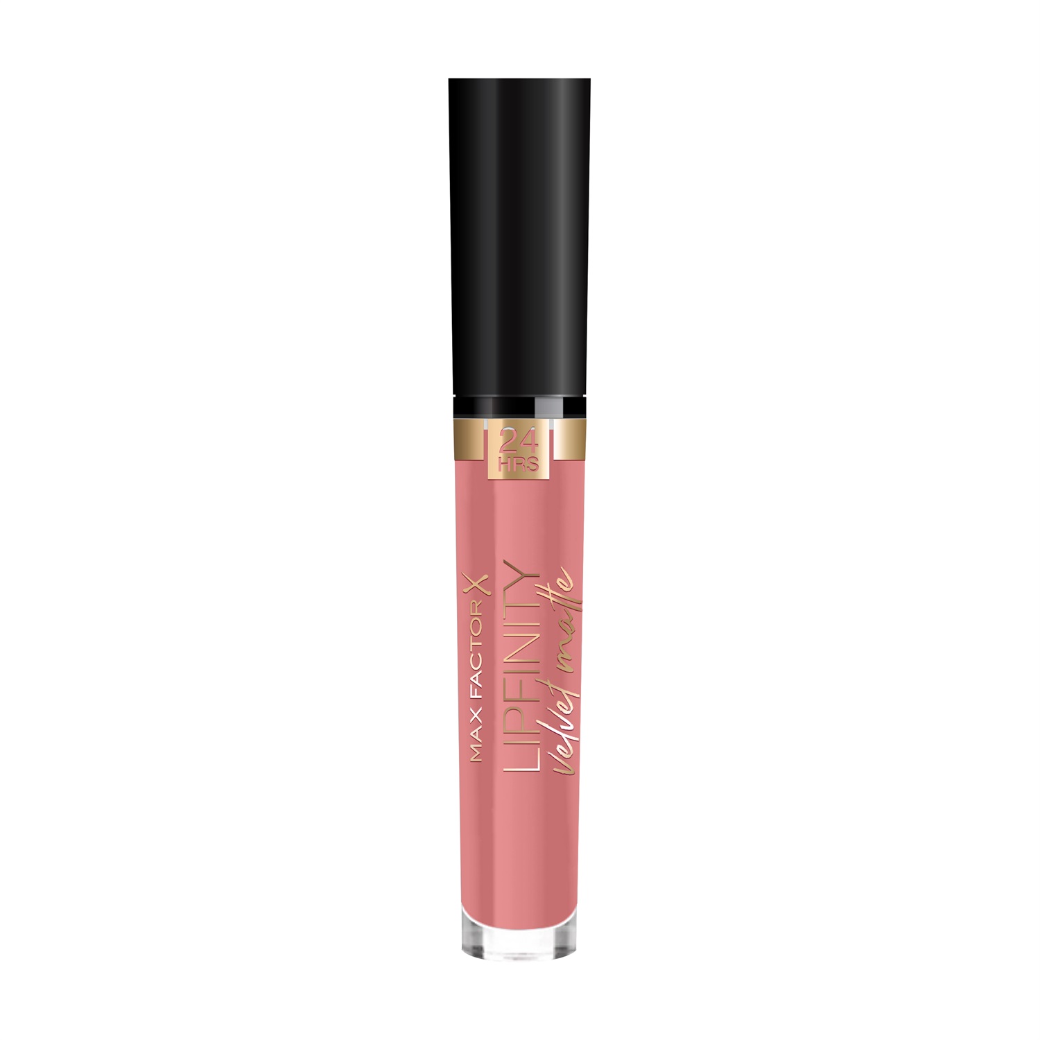 Max Factor Lipfinity Velvet Matte Rossetto Liquido 045 Posh Pink 3,5 ml - Opaco, Idratante, Waterproof, No Transfer, Lunga Durata 24 Ore