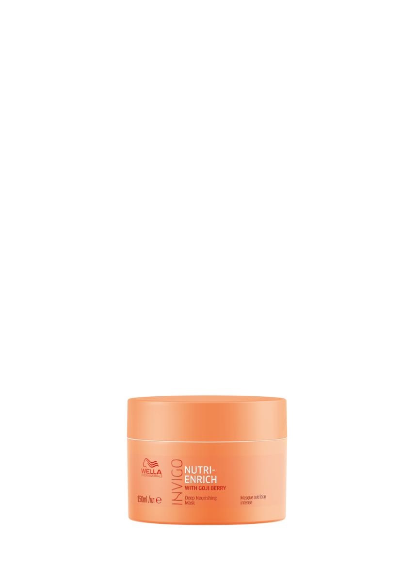Wella Professionals Invigo Nutri-Enrich Deep Nourishing Mask 150ml - Maschera Nutriente con Bacche di Goji per Capelli Secchi e Stressati