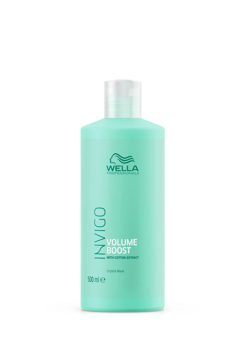 Wella Professionals Invigo Volume Boost Crystal Mask 500ml - Maschera Volumizzante per Capelli Morbidi e Setosi
