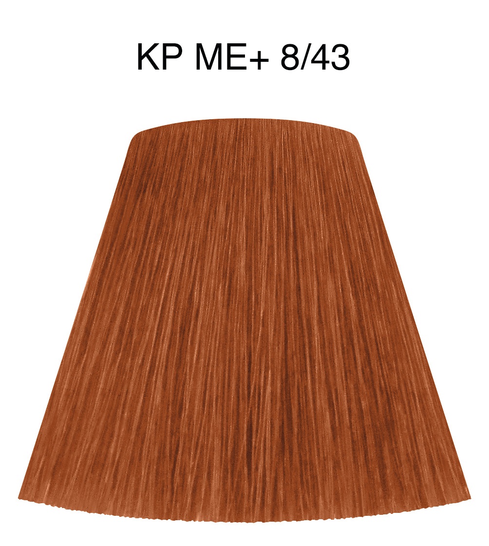 Wella Koleston Perfect Me 8/43 Biondo Chiaro Rame Dorato 60ml - Colore Permanente con Tecnologia Pure Balance e ME