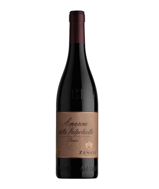 Zenato Amarone della Valpolicella Classico DOCG 2019 - Vino Rosso 0,75 L con note di frutti rossi, ciliegie e spezie