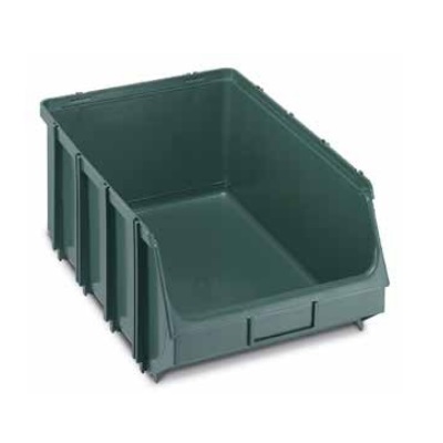 Terry Cesto Portaoggetti UnionBox Rettangolare Verde in Polipropilene Flessibile - 307x500x190 mm