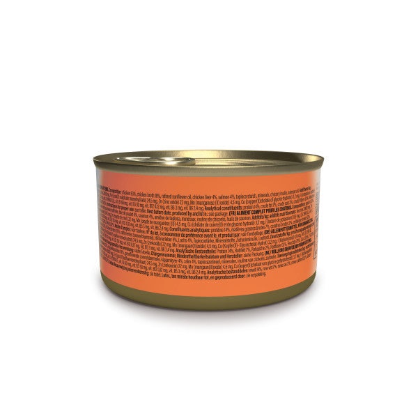 Schesir Baby Filetti in Brodo Pollo e Salmone per Kitten - 70 g, Alimento Umido Ricco di Proteine e DHA