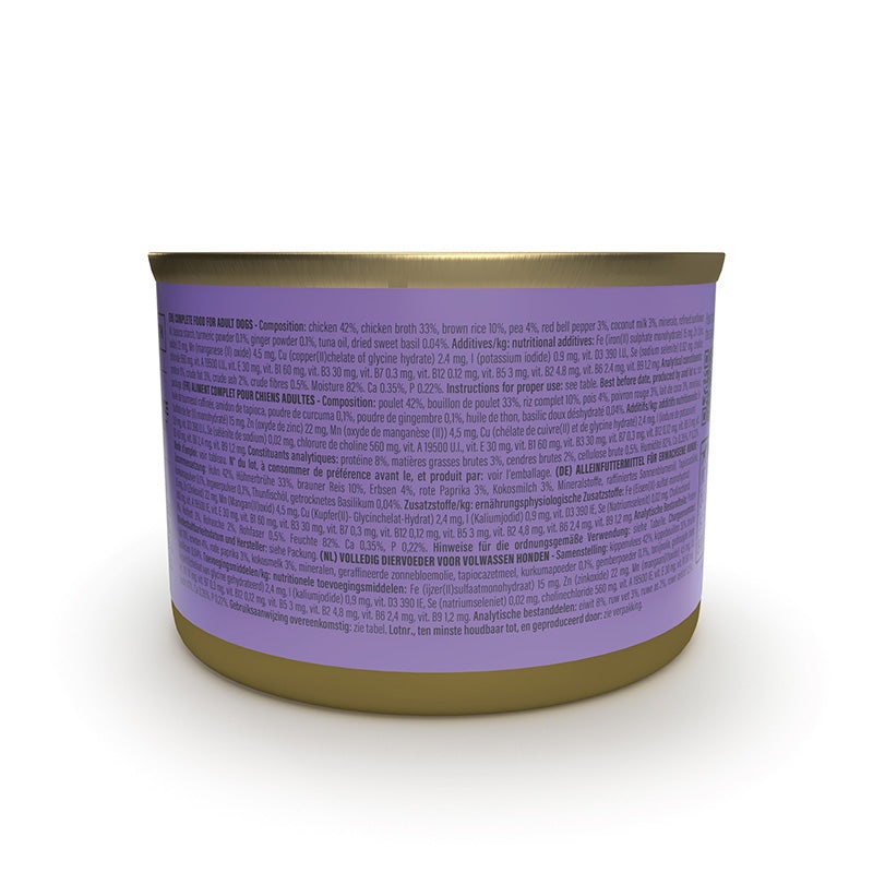 Schesir Taste The World Pollo Thai Coconut - Alimento Umido Completo per Cani Adulti - 150 g