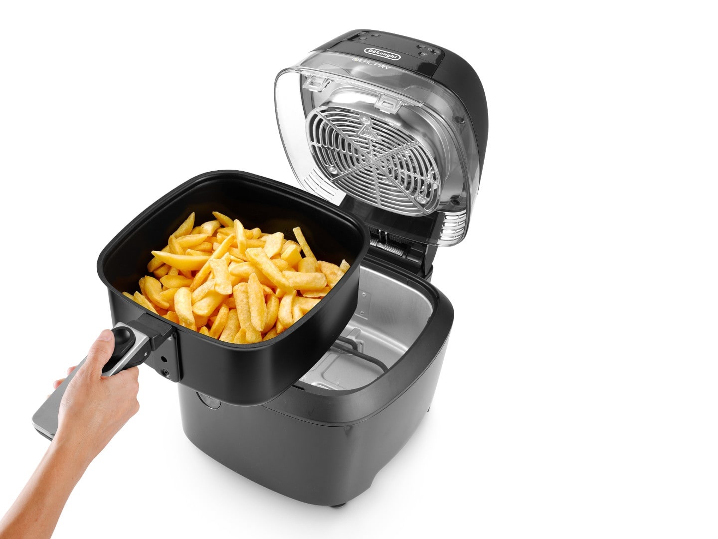 Melchioni Benedetta Friggitrice ad Aria 30L 1800W con Display Touch e 18 Programmi - Colore Nero