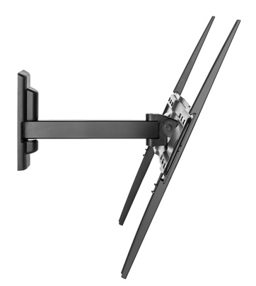 Meliconi CME ER400 - Supporto TV da parete con braccio estendibile, ruotabile e inclinabile per TV 40 - 55 pollici, Portata Max 25 Kg, VESA 200 - 300 - 400 mm, Made in Italy