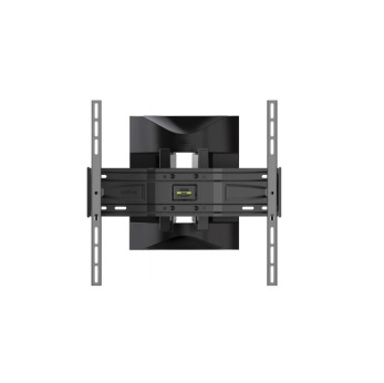 Meliconi 400 SDRP PLUS Supporto TV a Muro Doppio Braccio per TV da 32'' a 82'' - VESA 200-300-400, Portata Massima 55 Kg, Nero