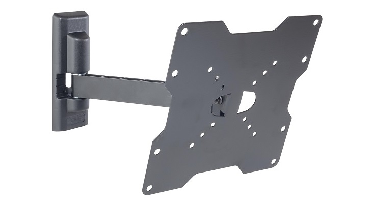 Meliconi FLATSTYLE ER 200 Supporto TV Inclinabile e Orientabile per TV da 26 a 40 Pollici, VESA 50x50/200x200, Max 20 kg, Nero